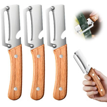 (3pcs, -) Multi Functional Vegetable Peeler – Ultra Sharp Julienne & Bottle Opener