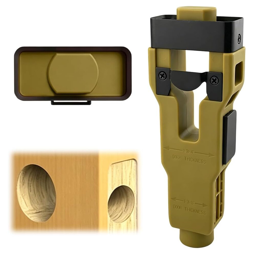(Green, -) Door Latch Mortise Tool Â Professional Door Lock Installation Kit 5437706931744