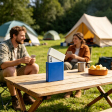 Magnetic Closure Card Box Portable Organizers For Travel And Game For 2pair 60x97 red