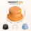 (6pcs Blue, -) Magnetische kabelclips, 6 stuks, wit 6