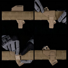 4Pcs Fastener Strap Adjusted Tilts Pouch Adapters For Waist Belts Enduring Left T
