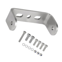 Universal Bike Seatpost Conversion Brackets U Type Clamp Rear Carriers Part Silver