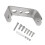 Universal Bike Seatpost Conversion Brackets U Type Clamp Rear Carriers Part Silver 1