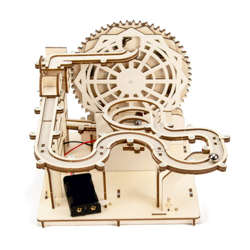 Engaging Wood Bead Track Construction Set Science Project Toy For Kids Engineers