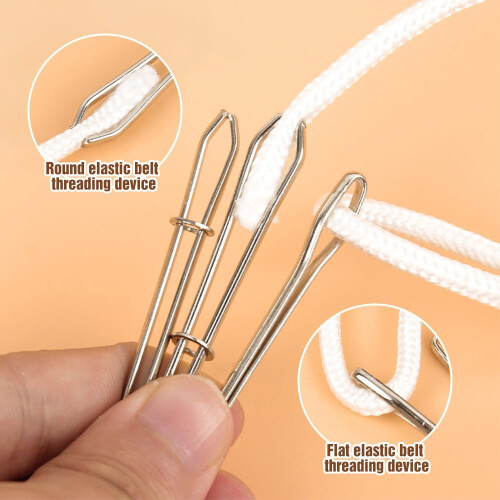(4 Pcs, -) Tirător șnur glugă, metal 2
