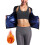 Thin Polyester Shapewears With Front Zippers Comfortable Permeable Slimming Blue XL 6