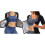 Thin Polyester Shapewears With Front Zippers Comfortable Permeable Slimming Blue XL 7