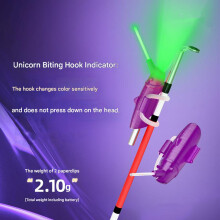 Smarted Color Changing Fishing Bites Alarm With LED Light Automatic Color changing model