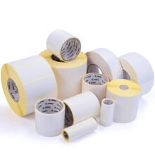 Zebra Z-Perform 1000D Direct Thermal Uncoated Paper Label 64 x 38mm Permanent Adhesive Perforated 25mm Core