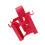 Quick Assembly Hydrotherapy Drink Support For Outdoor Water Fun Red 1