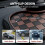 (Black-Gray Checkered Pattern, -) Monitoimi liukuestematto autoon 6