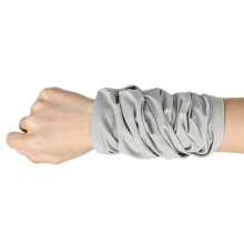 Summer Thin Sports Wrist Sweat Towel for Basketball Volleyball and Fitness Grey