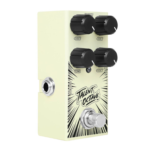 Octave Electric Guitar Effect Pedal For Quick Knob Adjustment Enduring Yellow