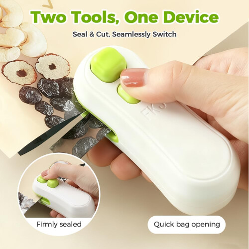 (White, -) Mini pussinsulkija, 2-in-1 2