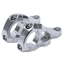 Light Weight Cycling Stem Replacement Double Shoulder Downhill Bicycles Stem Silver Split