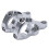 Light Weight Cycling Stem Replacement Double Shoulder Downhill Bicycles Stem Silver Split 1