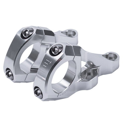 Light Weight Cycling Stem Replacement Double Shoulder Downhill Bicycles Stem Silver Split