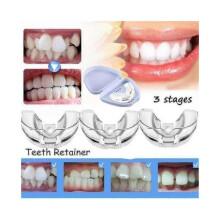 3pcs Dental Braces Orthodontic Teeth Trainer Set for Adults Orthotics Tooth Retainers Alignment 3 Phases Teeth Straightener Z2g