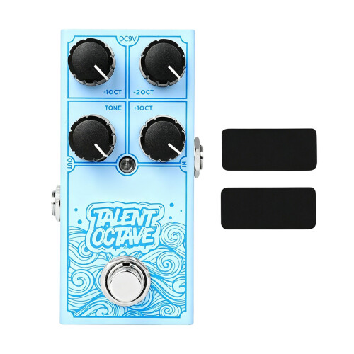 Octave Electric Guitar Effect Pedal For Quick Knob Adjustment Enduring Blue