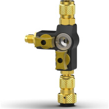 1/4″ Valve Core Removal Tool Dual Valve with Sight Glass- HVAC Valve Tool
