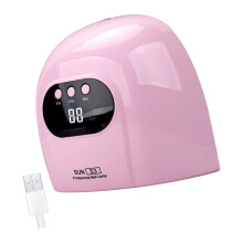Lightweight ABS Nail Curing Lamp USB Power Supply For Convenience Nail Lamp Pink