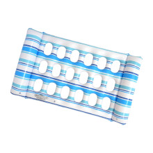 Foldable Floating Water Hammocks Loungers Water Toy Inflatable Floating Bed Light blue