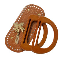 Bag Making Supplies,Leather Handbag Making Set Leather Bag Bottom Shaper Charm Brown