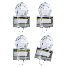 LED Lighted Baits Fishing Lures Fishing Lamp Underwater Flashers Bass Flashers White