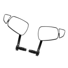 Bike Rear View Mirror Reflectors Regulable Rotate Handlebars Mirror Clear One. pair