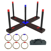 Group Play Throwing Circles Pack Offers 15 Activities For Indoor Outdoor Fun Brown