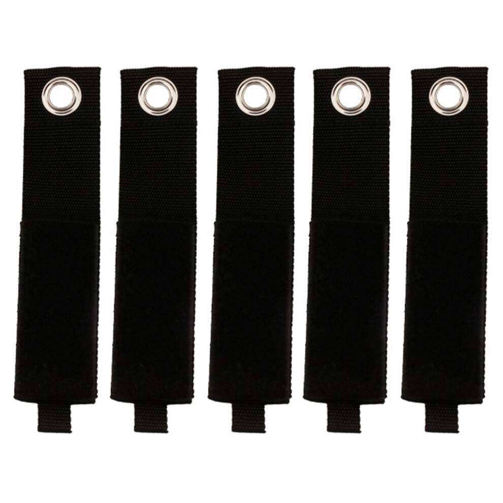 5 Pack Strong Nylon Lock Tape Strap For Outdoor Equipment Fixing And Organizing 50X435mm 7696002167624