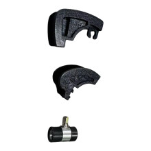 3Pieces Premium Plastic Bass Drum Cams Part Suitable for Professional Drummers Black