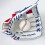 Professional Baseball Glove With Adjustable Wrist Strap White blue 10.5 inches 1