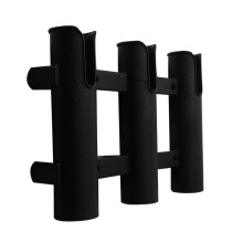 Fishing Poles Holder for Angling Easy Installation Rod Support Bracket Black with holes