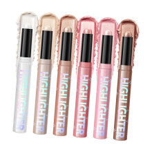 Smooth Blendable Highlighter Contouring Sticks In 6 Versatile Shade Long Lasting