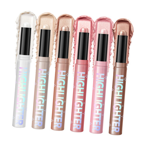 Smooth Blendable Highlighter Contouring Sticks In 6 Versatile Shade Long Lasting