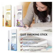 （3pcs） Herbal Refreshing Energy Bar Air Freshener Pen Portable Aromatherapy Diffuser Pen Odor Remover for Clear Breathing Body Care