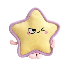 Cartoon Star Plush Throw Pillow Decorative Cushion For Kids Adult Birthday Yellow 60cm