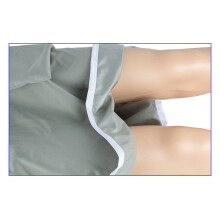 Adult Incontinence Skirt Polyester Material Urine Leakage Guard For Elderly Violet 3XL