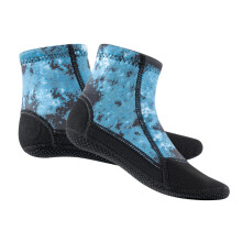 3MM Neoprene Diving Socks For Snorkeling And Water Sports With Nonslip Bottom Coral blue L