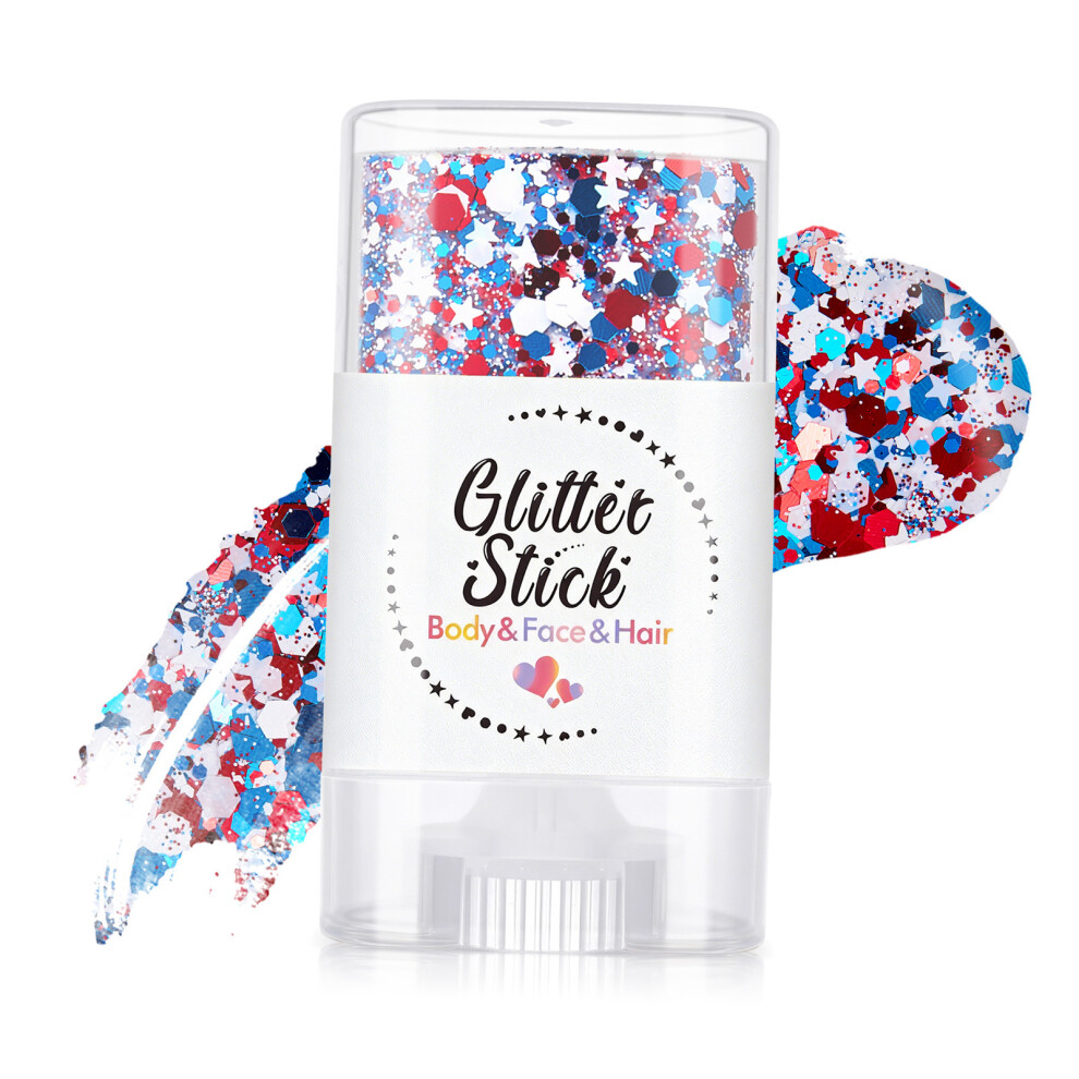 Festive Glitter Stick For July 4th Parties Dances And Nighttime Celebration F