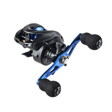 Professional Grade Fishing Reel For Ocean And Lake Fishing Baitcasting blue right hand