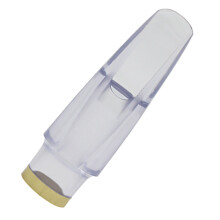 Professional Clear ABS Altos Saxophone Mouthpiece For Improved Sound Transparent golden n