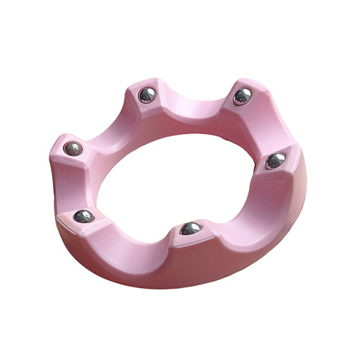 Smooth 360 Rotates Bowling Ball Spinners Tool for Professional Maintenance Pink
