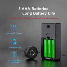 Serrure Biométrique Tuya BLE à Empreinte Digitale, Sans Clé, pour Armoire, Tiroir Intelligent, Antivol, Installation Sans Perçage