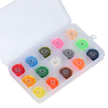 Fly Fishing Baits Materials Friendly Lures Components For Hand 15 color mixed pack