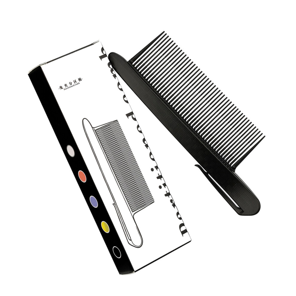 Salon Hair Comb For Precise Sections And Root Lift In Short Hairstyles For Home Black