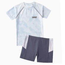2 Piece Swim Bottoms Set For Boys Breathable Stretch Summer Swimming Wear 2XL