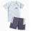 2 Piece Boys Quick Drying Swim Shorts Set Comfortable Polyester Spandex Fabric 5XL 1
