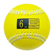 Ergonomic Grip Weighted Baseball For Homes Gym And Sports Conditioning 6 OZ